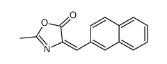 (Z)-2-methyl-4-(naphthalen-2-ylmethylene)oxazol-5(4H)-one Structure