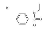 potassium N-ethyl-p-toluenesulphonamidate结构式