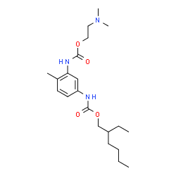 [3-[[[2-(Dimethylamino)ethoxy]carbonyl]amino]-4-methylphenyl]carbamic acid (2-ethylhexyl) ester Structure