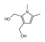[2-(hydroxymethyl)-1,5-dimethylpyrrol-3-yl]methanol Structure