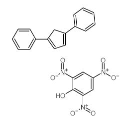 (4-phenyl-1-cyclopenta-1,3-dienyl)benzene; 2,4,6-trinitrophenol structure