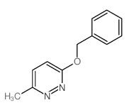 Pyridazine,3-methyl-6-(phenylmethoxy)-结构式