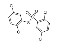 2,5-dichloro-benzenethiosulfonic acid S-(2,5-dichloro-phenyl ester) Structure