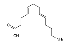 12-aminododeca-4,8-dienoic acid Structure