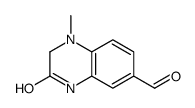 6-Quinoxalinecarboxaldehyde,1,2,3,4-tetrahydro-1-methyl-3-oxo-(9CI)结构式