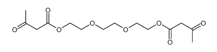dioxatriethylene di(3-oxobutanoate)结构式