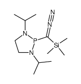 2-(diazo(trimethylsilyl)methyl)-1,3-diisopropyl-1,3,2-diazaphospholidine Structure