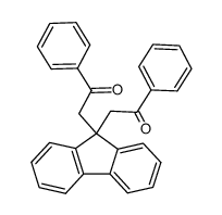 9,9-bis(benzoylmethyl)fluorene结构式