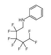 N-(2,2,3,3,4,4,5,5-octafluoropentyl)aniline结构式