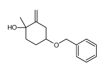 1-methyl-2-methylidene-4-phenylmethoxycyclohexan-1-ol结构式