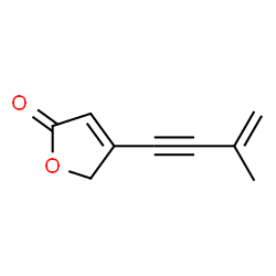 2(5H)-Furanone, 4-(3-methyl-3-buten-1-ynyl)- (9CI) structure