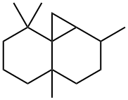 Cyclopropa[d]naphthalene, decahydro-2,4a,8,8-tetramethyl- Structure