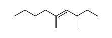 (E)-3,5-dimethylnon-4-ene结构式