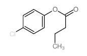 Butanoic acid,4-chlorophenyl ester Structure