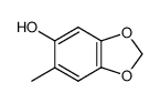 1,3-Benzodioxol-5-ol,6-methyl- Structure
