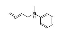 4-(methylphenylsilyl)-1,2-butadiene Structure