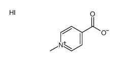 1-methylpyridin-1-ium-4-carboxylic acid,iodide结构式