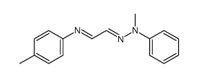 2-(4-tolylimino)acetaldehyde N-methyl-N-phenylhydrazone Structure