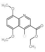 3-Quinolinecarboxylicacid, 4-chloro-5,8-dimethoxy-, ethyl ester图片