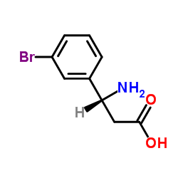 3-Amino-3-(3-bromophenyl)propanoic acid structure
