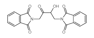 1H-Isoindole-1,3(2H)-dione,2,2'-(2-hydroxy-3-oxo-1,4-butanediyl)bis- (9CI)结构式