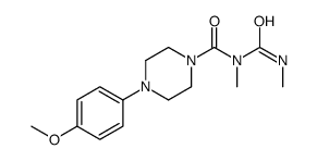 4-(4-methoxyphenyl)-N-methyl-N-(methylcarbamoyl)piperazine-1-carboxamide Structure