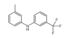 3-methyl-N-[3-(trifluoromethyl)phenyl]aniline Structure