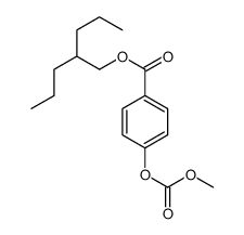 2-propylpentyl 4-methoxycarbonyloxybenzoate结构式