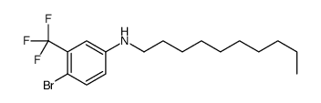 4-bromo-N-decyl-3-(trifluoromethyl)aniline Structure