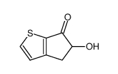 6H-Cyclopenta[b]thiophen-6-one,4,5-dihydro-5-hydroxy-(9CI)结构式