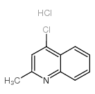 4-氯-2-甲基喹啉盐酸盐结构式