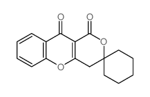 spiro[4H-pyrano[4,3-b]chromene-3,1'-cyclohexane]-1,10-dione结构式