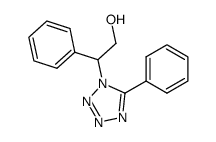 1-(2-hydroxy-1-phenylethyl)-5-phenyltetrazole结构式