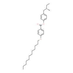 (+)-4-(2-methylbutyl)phenyl 4-(dodecyloxy)benzoate Structure