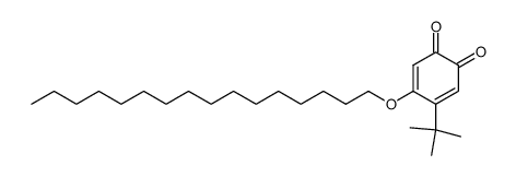 4-(tert-butyl)-5-(hexadecyloxy)cyclohexa-3,5-diene-1,2-dione Structure