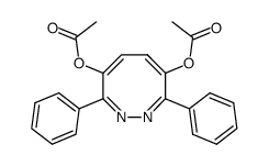 4,7-bis(acetoxy)-3,8-diphenyl-1,2-diazocine Structure