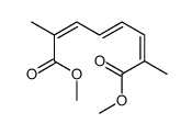 dimethyl 2,7-dimethylocta-2,4,6-trienedioate结构式