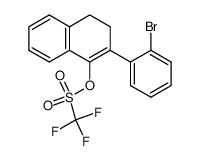 2-(2-bromophenyl)-3,4-dihydronaphthalen-1-yl triflate Structure