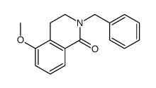 2-benzyl-5-methoxy-3,4-dihydroisoquinolin-1-one结构式