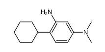 4-cyclohexyl-N1,N1-dimethyl-m-phenylenediamine Structure
