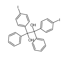 1,2-bis-(4-iodo-phenyl)-1,2-diphenyl-ethane-1,2-diol Structure