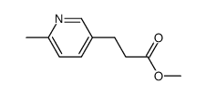 2-methylpyridine-5-propionic acid methyl ester结构式