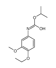 propan-2-yl N-(4-ethoxy-3-methoxyphenyl)carbamate Structure