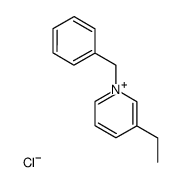 1-benzyl-3-ethyl-pyridinium chloride结构式