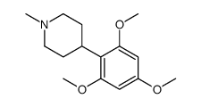 1-methyl-4-(2,4,6-trimethoxyphenyl)piperidine Structure