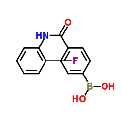 {4-[(2-Fluorophenyl)carbamoyl]phenyl}boronic acid picture