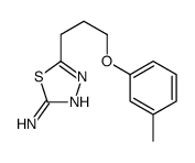 5-[3-(3-methylphenoxy)propyl]-1,3,4-thiadiazol-2-amine结构式