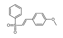 1-[2-(benzenesulfonyl)ethenyl]-4-methoxybenzene Structure