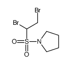 1-(1,2-dibromoethylsulfonyl)pyrrolidine结构式