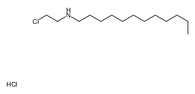 N-(2-chloroethyl)dodecan-1-amine,hydrochloride结构式